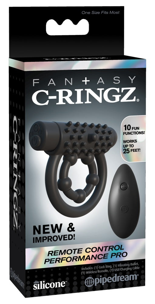 Fantasy C-Ringz Anneaux pénis télécommandé Performance Pro