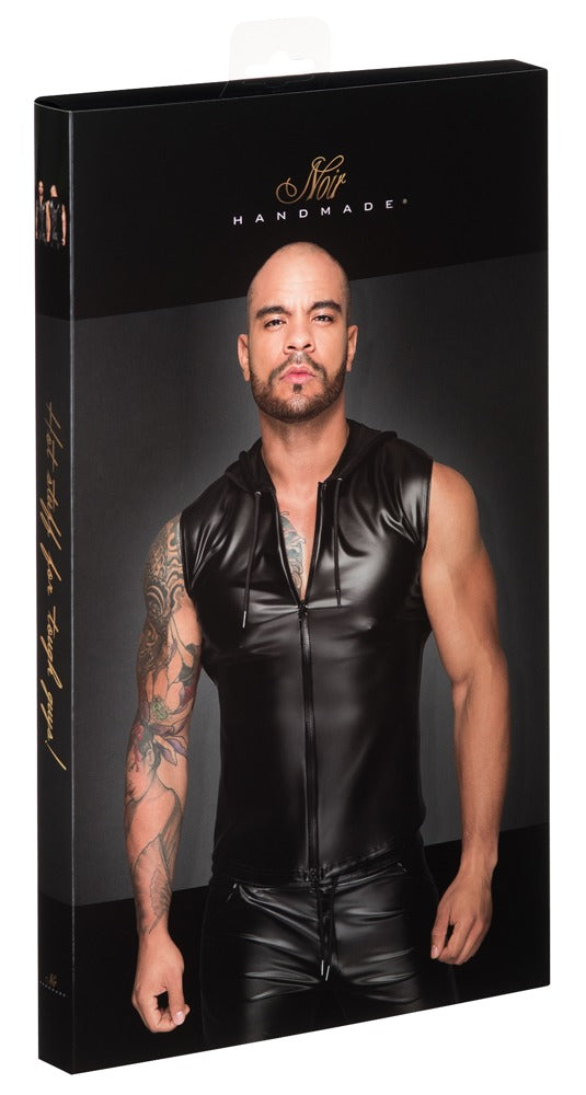 Noir Powerwetlook Shirt