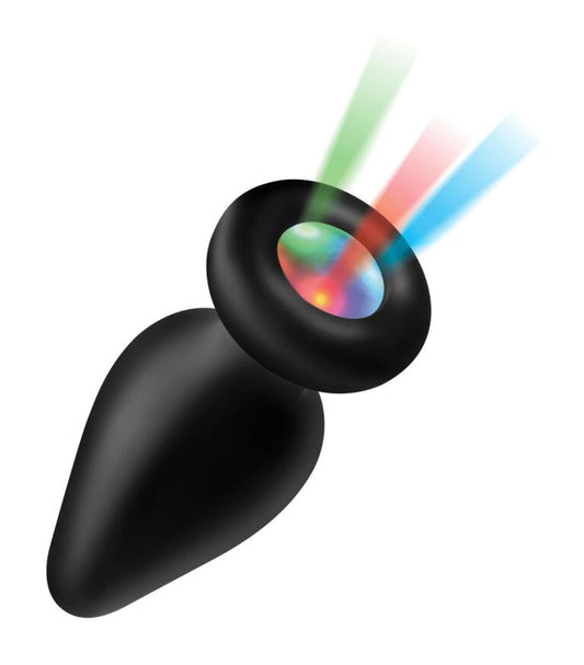XR Brands Beleuchteter Silikon Anal Plug