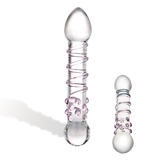 Gläs Spiral Staircase Full Glas Dildo