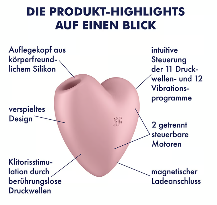 Satisfyer Cutie Heart Auflegevibrator