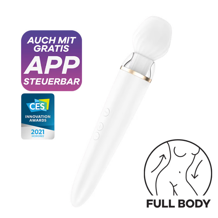Satisfyer Double Wand-er +App Massager