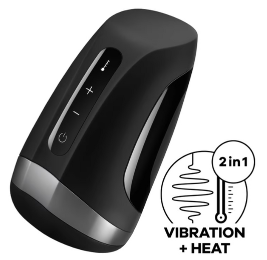 Satisfyer Men Heat Vibration Masturbator