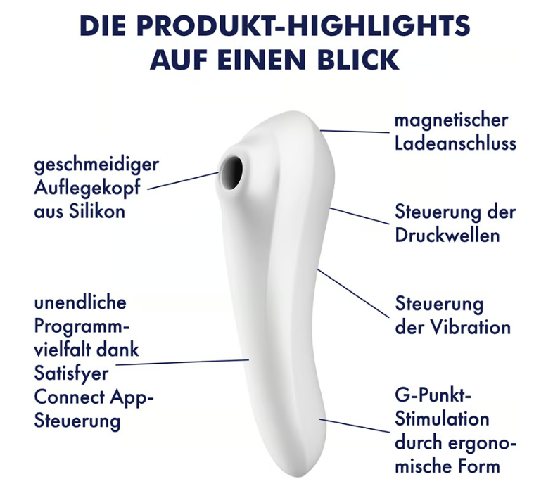 Satisfyer Dual Pleasure +App Auflegevibrator