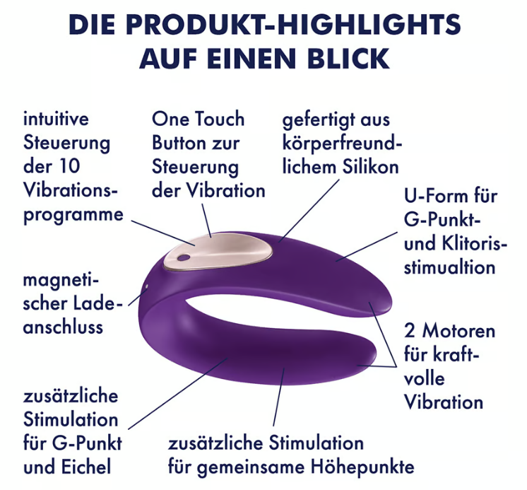 Satisfyer Double Plus Stimulateur clitoridien