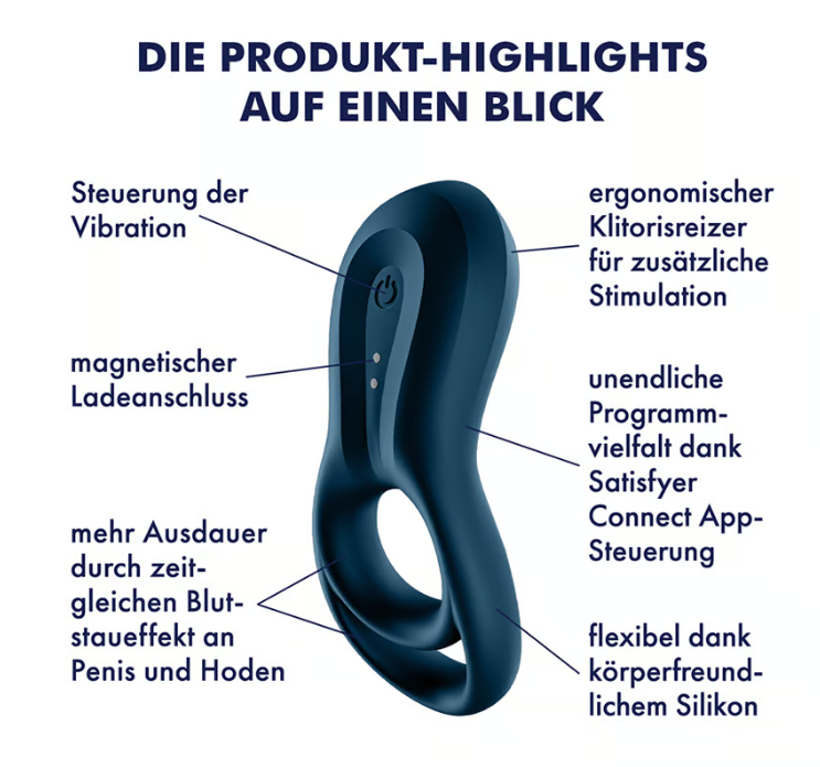 Satisfyer Epic Duo +App Penisring