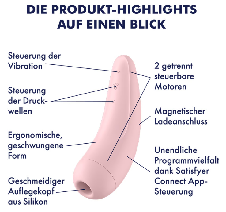 Satisfyer Curvy 2 +App Clitoral Vibrator