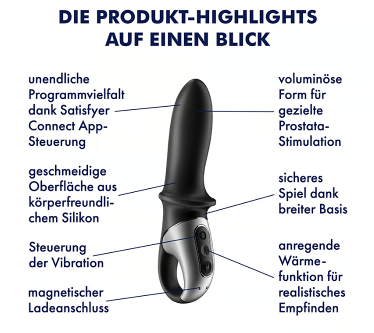 Satisfyer Hot Passion +App Anal Plug