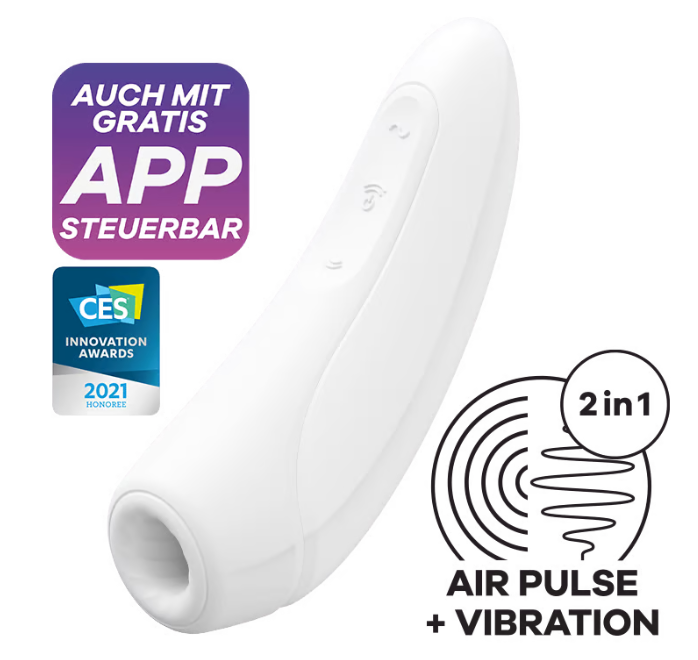 Satisfyer Curvy 1 +App Stimulateur clitoridien