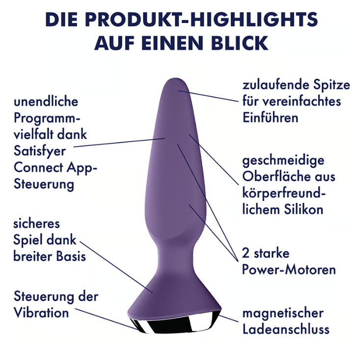 Satisfyer Plug-ilicious 1 +App Anal Plug