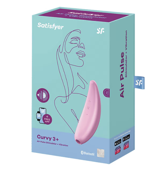 Satisfyer Curvy 3 +App Stimulateur clitoridien