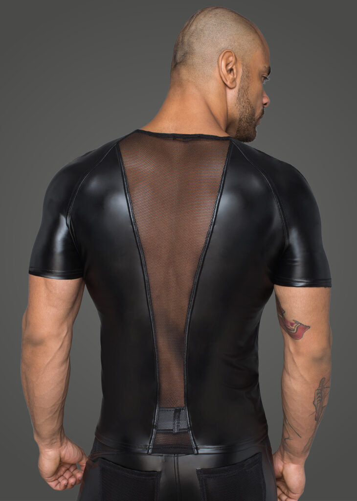 Noir Powerwetlook T-shirt