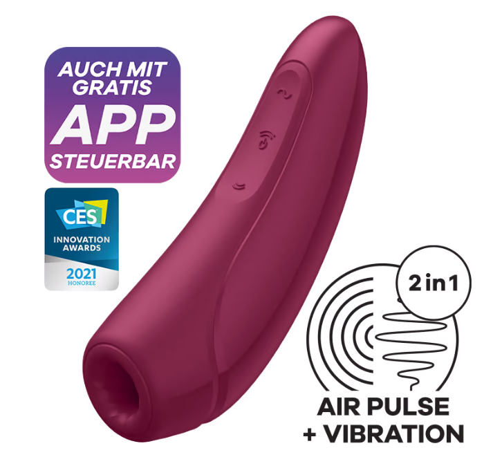 Satisfyer Curvy 1 +App Stimulateur clitoridien