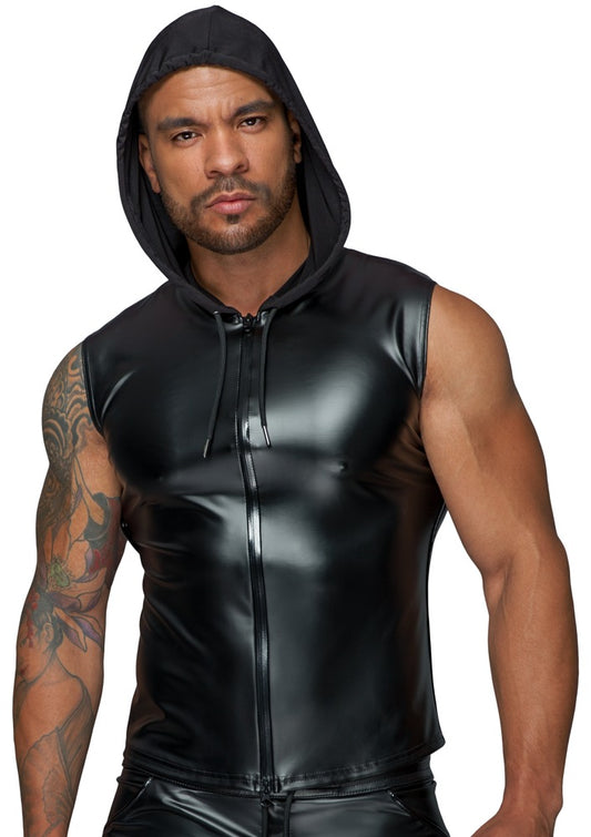 Noir Powerwetlook Shirt