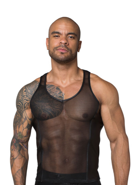 Noir Netz Tanktop