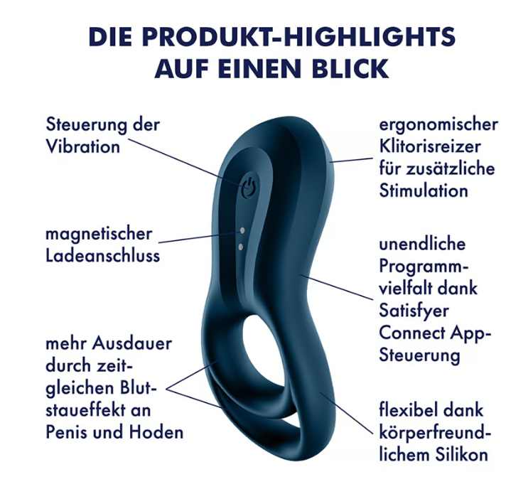 Satisfyer Epic Duo +App Anneau pénis