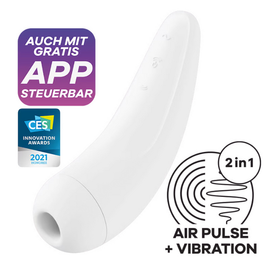 Satisfyer Curvy 1 +App Vibratore clitoridei