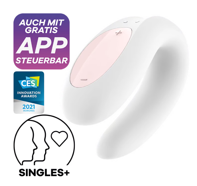 Satisfyer Double Joy +App Stimulateur clitoridien