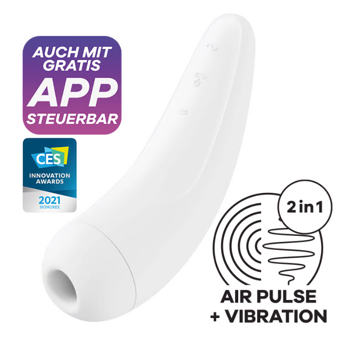 Satisfyer Curvy 2 +App Stimulateur clitoridien